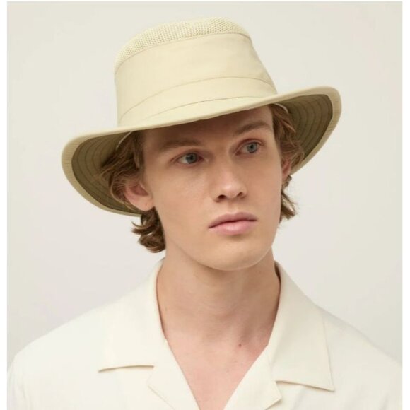 Tilley LTM5 Airflo Slim Sun Hat Khaki XL 7 3/4 61.5 CM - Picture 1 of 16